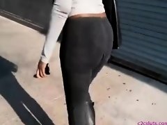 Ass in street